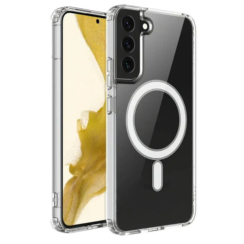 Magnetic Clear Case for Samsung