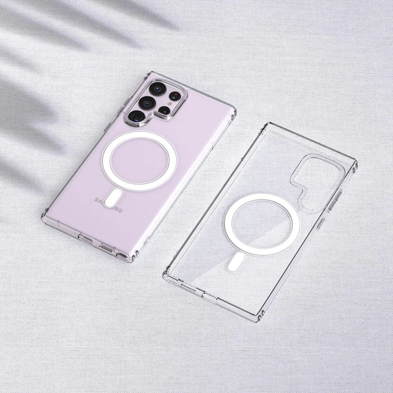 Magnetic Clear Case for Samsung